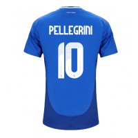 Italia Lorenzo Pellegrini #10 Hjemmedrakt EM 2024 Kortermet